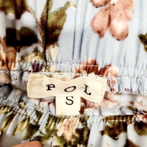 Festival Floral Split Leg Pants Sz S - Picture 6 of 7